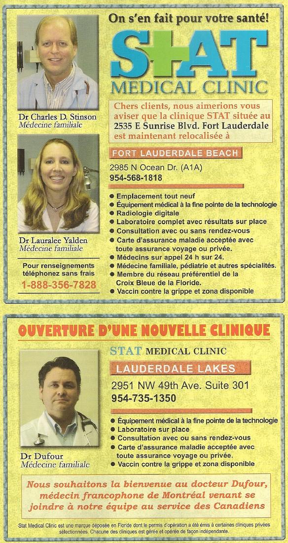 Stat medical clinic medecine familiale.