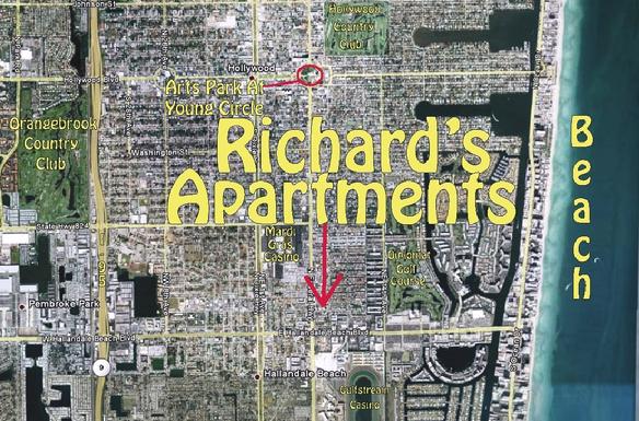 Vista de Aguila: Richard's Apartments, 710 N.E. 2nd Street, Hallandale Beach, Florida.